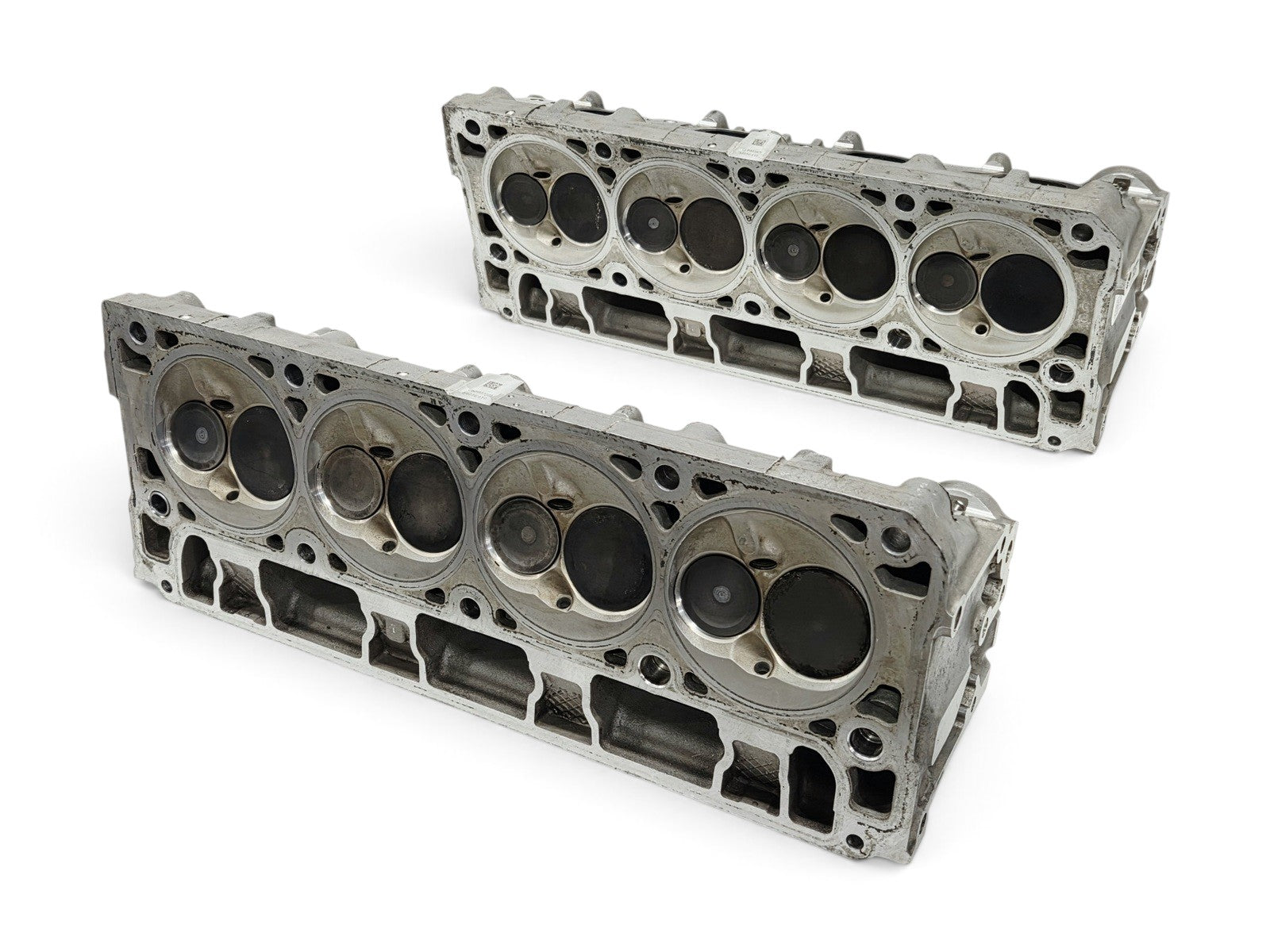 Send it Auto Parts pair of OEM GM LT4 6.2L cylinder heads for Corvette and Camaro with large injector holes.