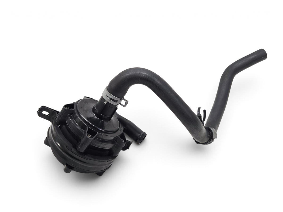 Send it Auto Parts OEM intercooler pump with attached black rubber hose for LT4 Camaro ZL1 and Cadillac CTSV engines.