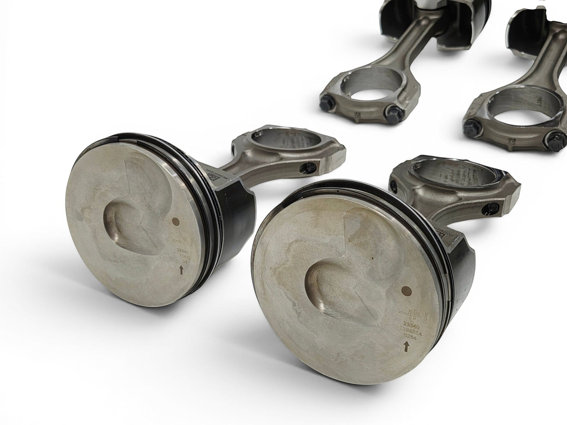 Send it Auto Parts OEM GM LT4 6.2L supercharged engine pistons and upgraded Pankl connecting rods set