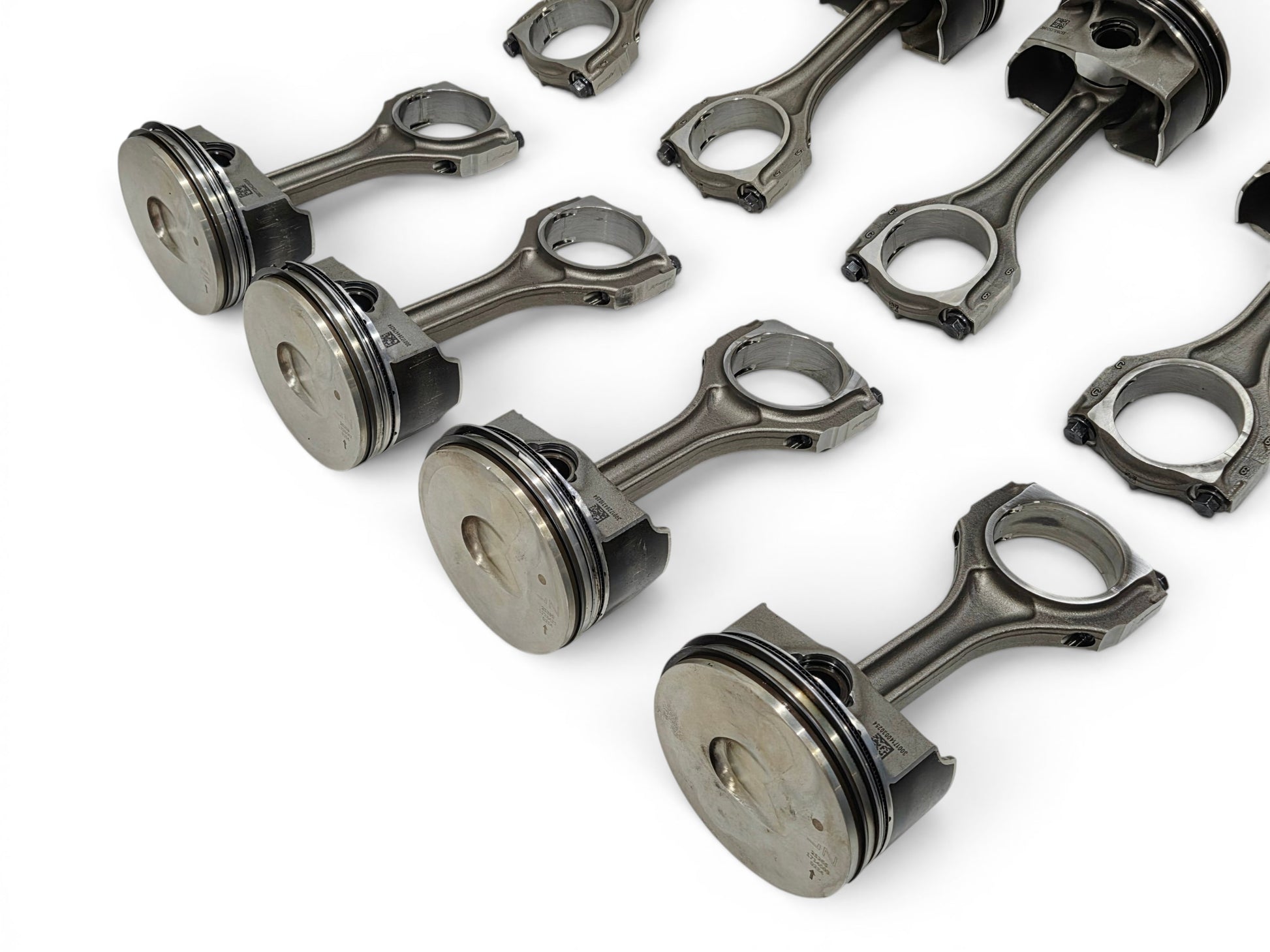 Send it Auto Parts OEM 6.2L LT4 supercharged engine pistons and upgraded Pankl connecting rods set of eight