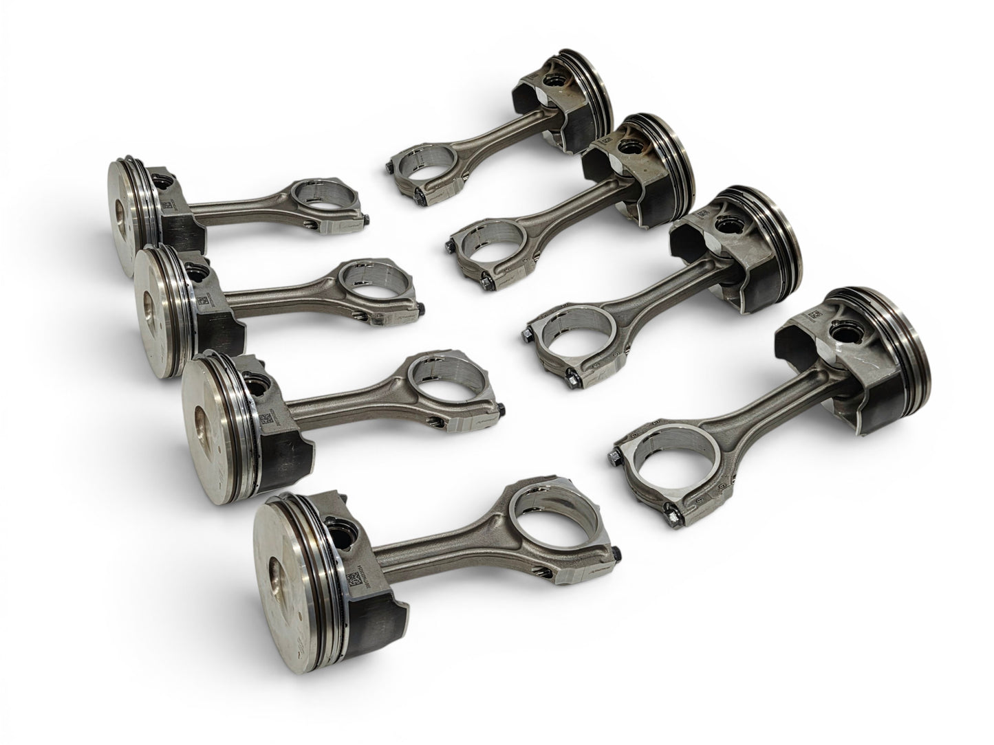 Send it Auto Parts OEM LT4 6.2L supercharged engine pistons and upgraded Pankl connecting rods set of eight
