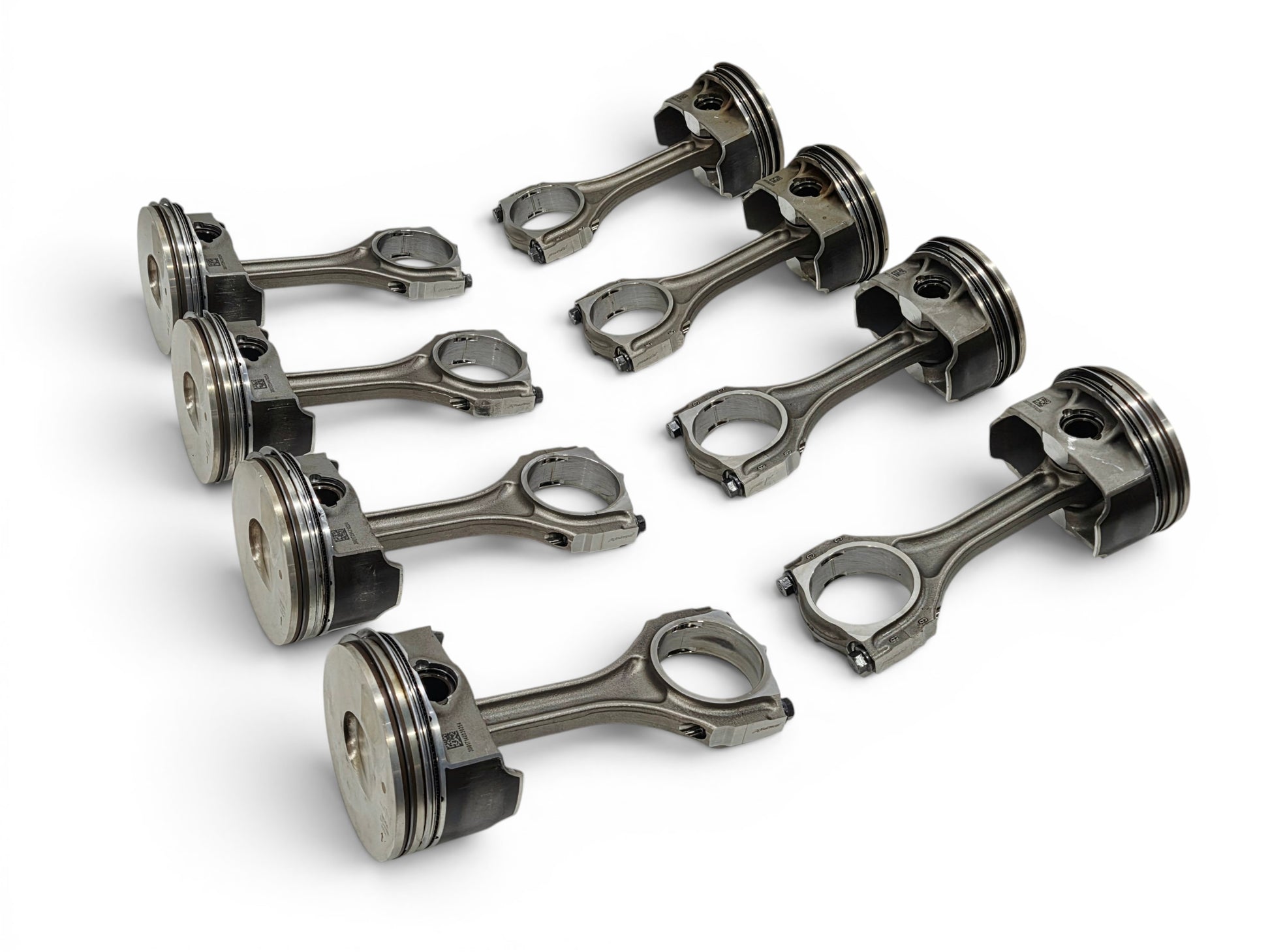 Send it Auto Parts OEM LT4 6.2L supercharged engine pistons and upgraded Pankl connecting rods set of eight