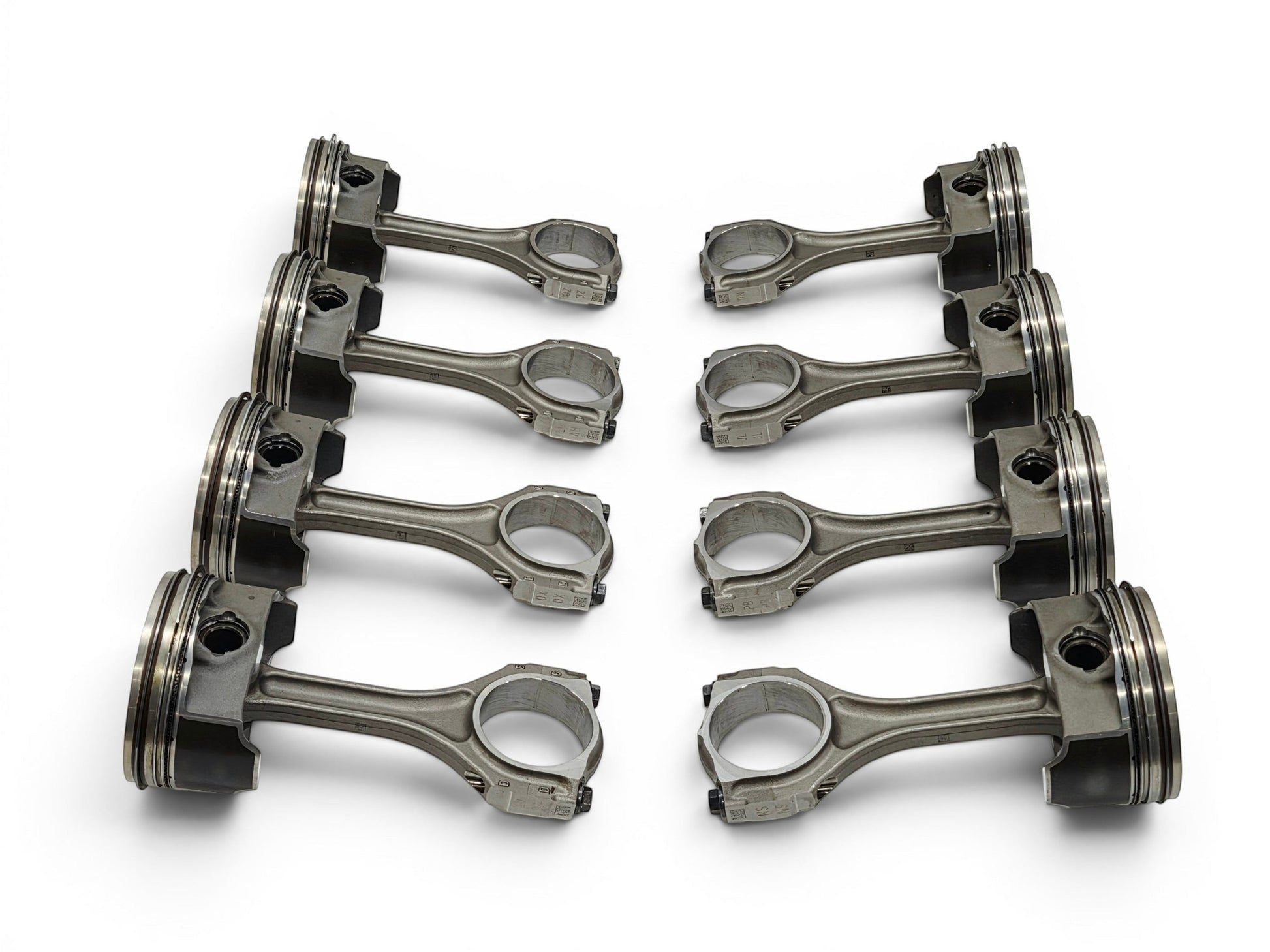 Send it Auto Parts OEM GM 6.2L LT4 supercharged pistons and upgraded Pankl connecting rods set of eight