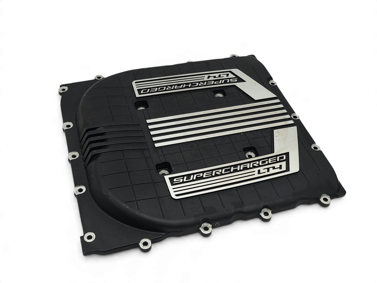 Send it Auto Parts OEM black LT4 supercharger lid cover for Cadillac CTS-V and Corvette C7 Z06 engines