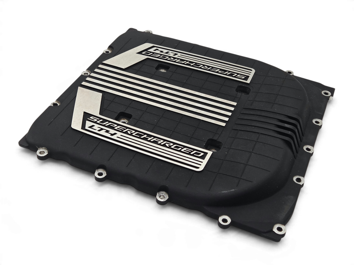 Send it Auto Parts OEM black supercharger lid cover for Cadillac CTS-V and Corvette C7 LT4 engines