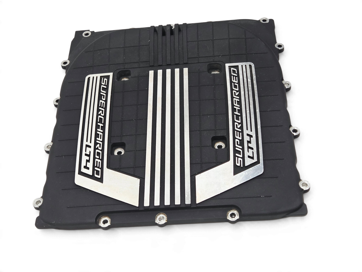 Send it Auto Parts OEM black LT4 supercharger lid cover for Cadillac CTS-V and Corvette C7 Z06 engines