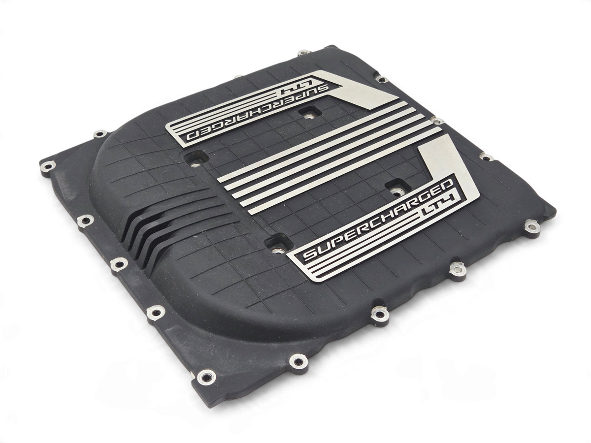 Send it Auto Parts OEM GM black supercharger lid cover for Cadillac CTS-V and Corvette C7 Z06 LT4 engines