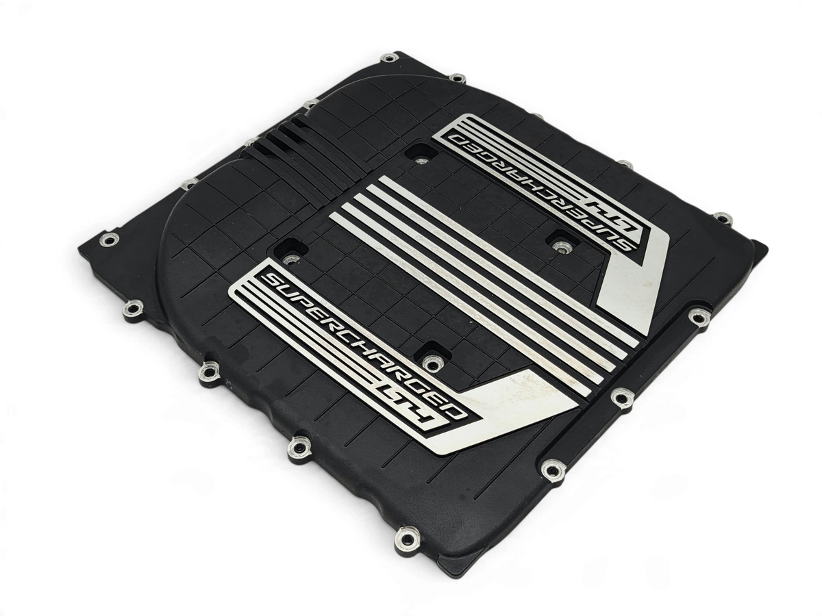 Send it Auto Parts OEM black supercharger lid cover for Cadillac CTS-V and Corvette C7 Z06 LT4 engines