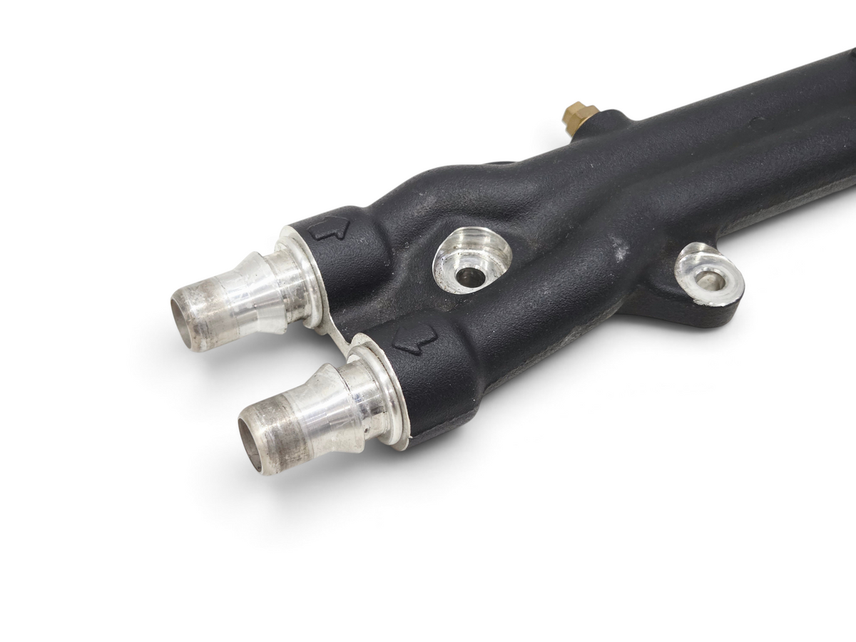 Send it Auto Parts OEM GM LT4 supercharger water manifold for Corvette, Camaro, and Cadillac V-series engines.