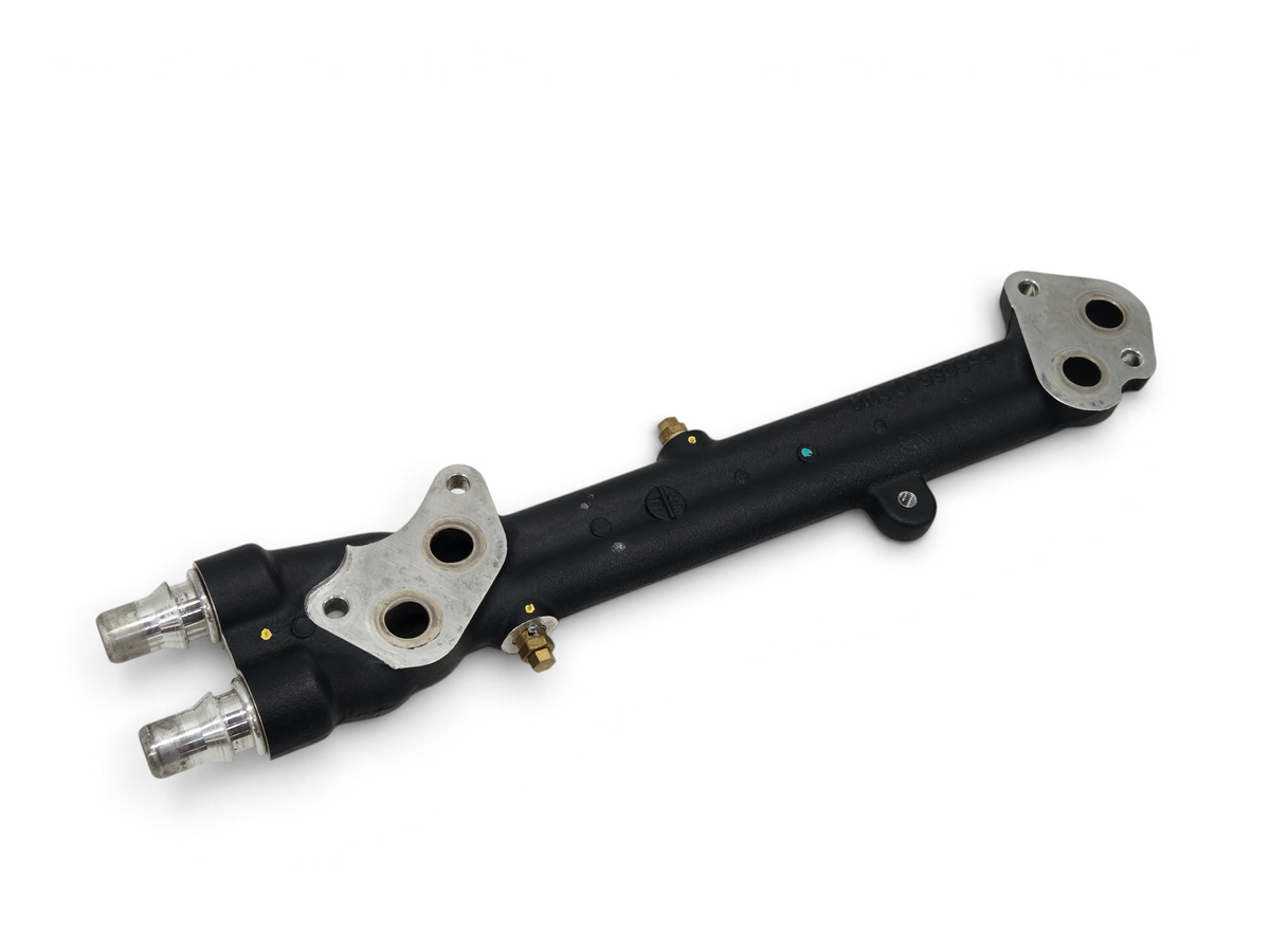 Send it Auto Parts OEM GM LT4 supercharger water manifold for Corvette, Camaro, and Cadillac CTS-V engines.