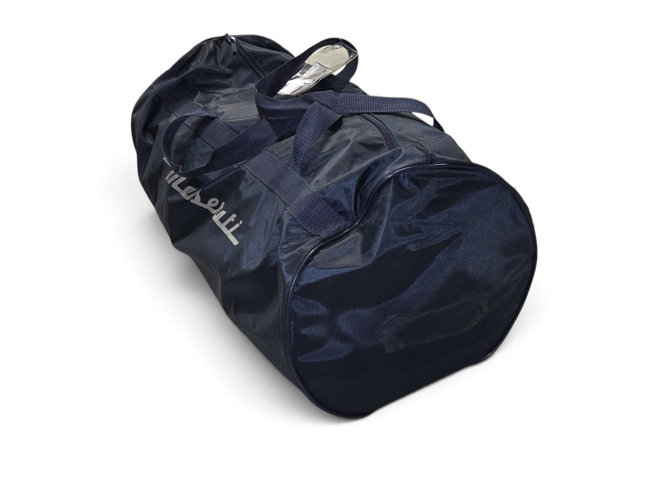 Send it Auto Parts blue Maserati GranTurismo S factory indoor car cover storage bag with silver lettering