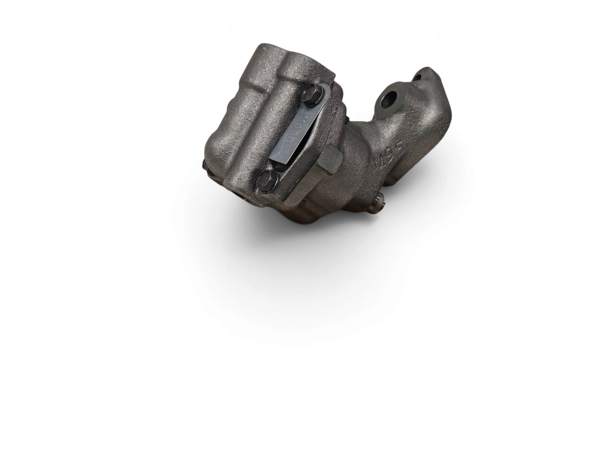 Send it Auto Parts Melling M-95B replacement oil pump for 1980-1990 GM engines resting on its original branded box