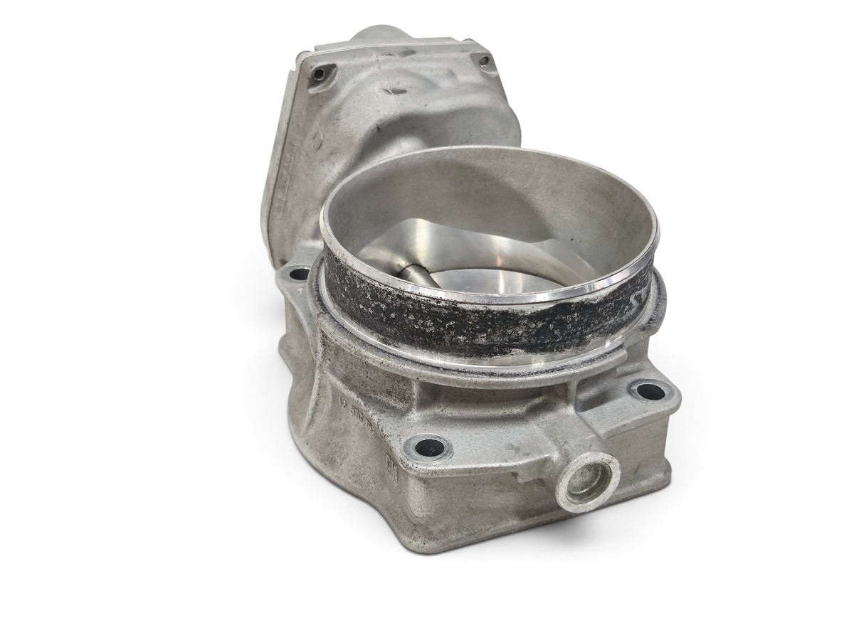 Send it Auto Parts OEM silver throttle body for GM LS engines, part number 12570790, showing intake and housing.