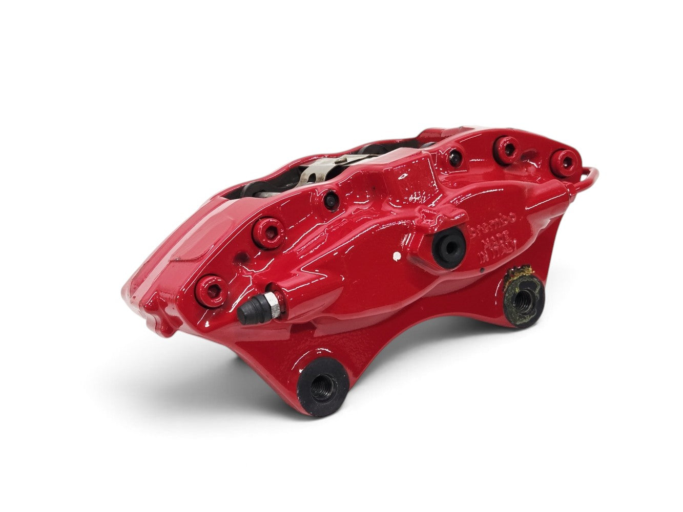 Send it Auto Parts OEM red Brembo rear brake caliper for Chevrolet Camaro ZL1 with included brake pads