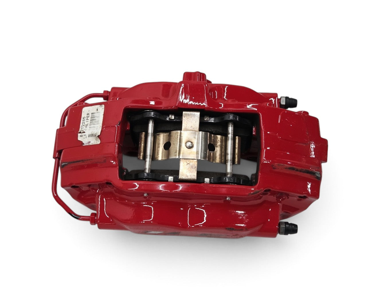 Send it Auto Parts OEM red Brembo rear brake caliper for Chevrolet Camaro ZL1 with included brake pads