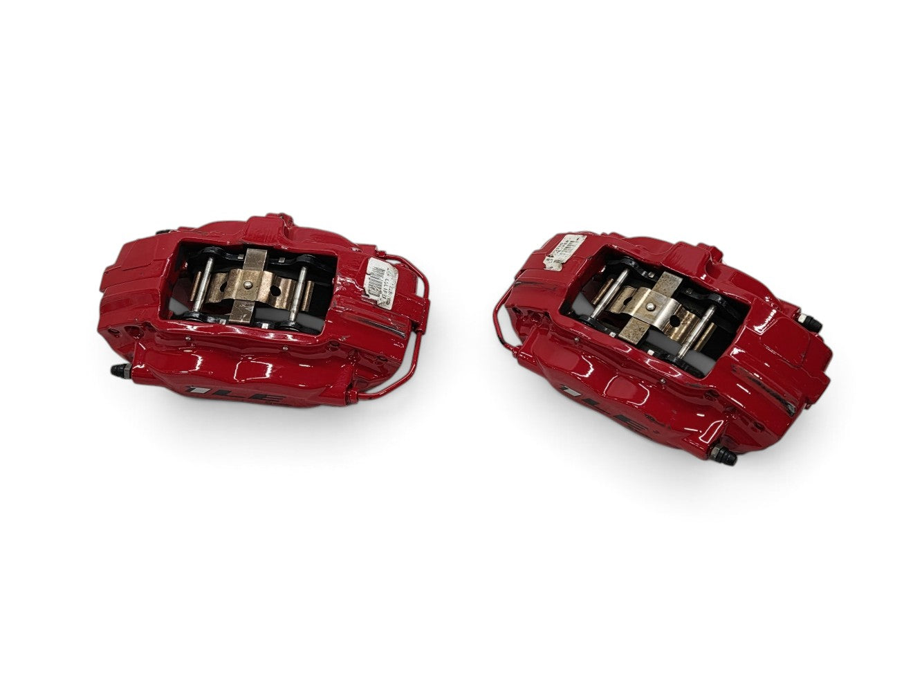 Send it Auto Parts pair of red OEM Brembo rear brake calipers with pads for 2017-2024 Chevrolet Camaro ZL1
