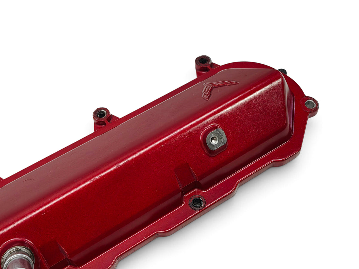 Send it Auto Parts red OEM engine valve cover for Chevy Corvette C8 Stingray 6.2L V8 engine