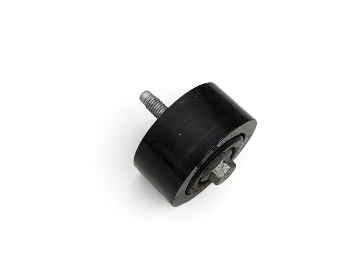 Send it Auto Parts OEM GM supercharger belt idler pulley for 6.2L V8 engines, black metal finish.