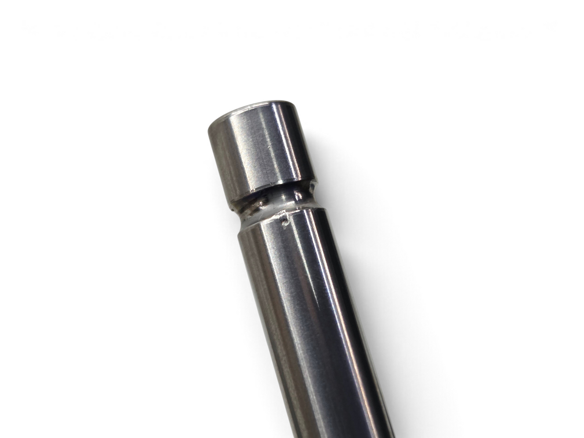 Send it Auto Parts OEM GM titanium intake valve for Gen V LT4 engine showing lock area with minor indentations