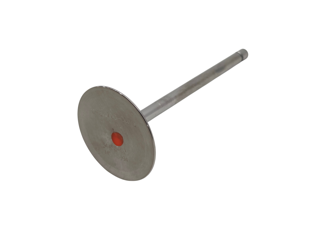 Send it Auto Parts OEM GM 12650770 titanium intake valve for Gen V LT4 engines, showing metallic finish and stem.