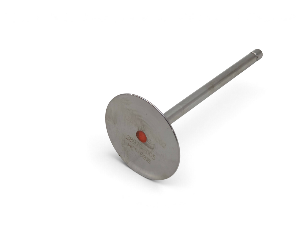 Send it Auto Parts OEM GM 12650770 titanium intake valve for Gen V LT4 engines, showing metal finish and markings.