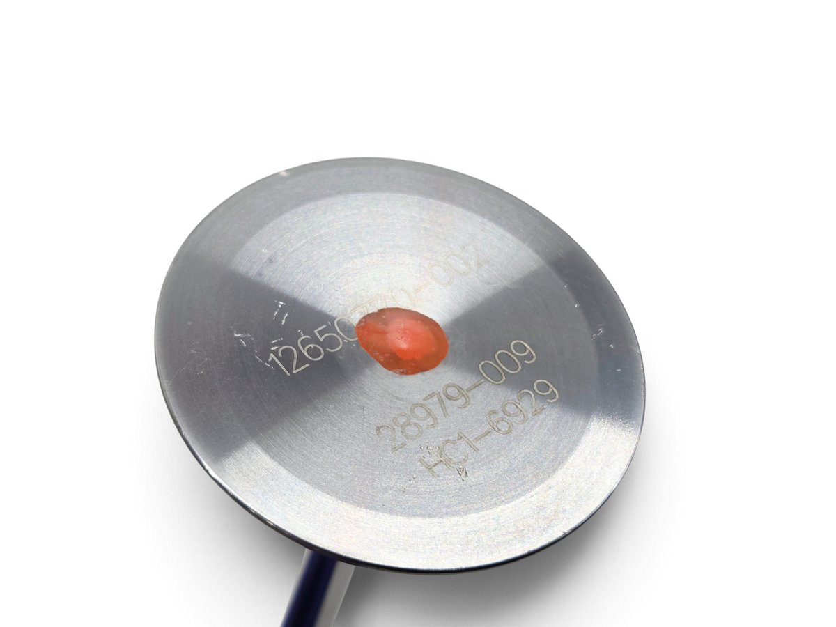Send it Auto Parts OEM GM 12650770 titanium intake valve for Gen V LT4 engines, showing face markings.
