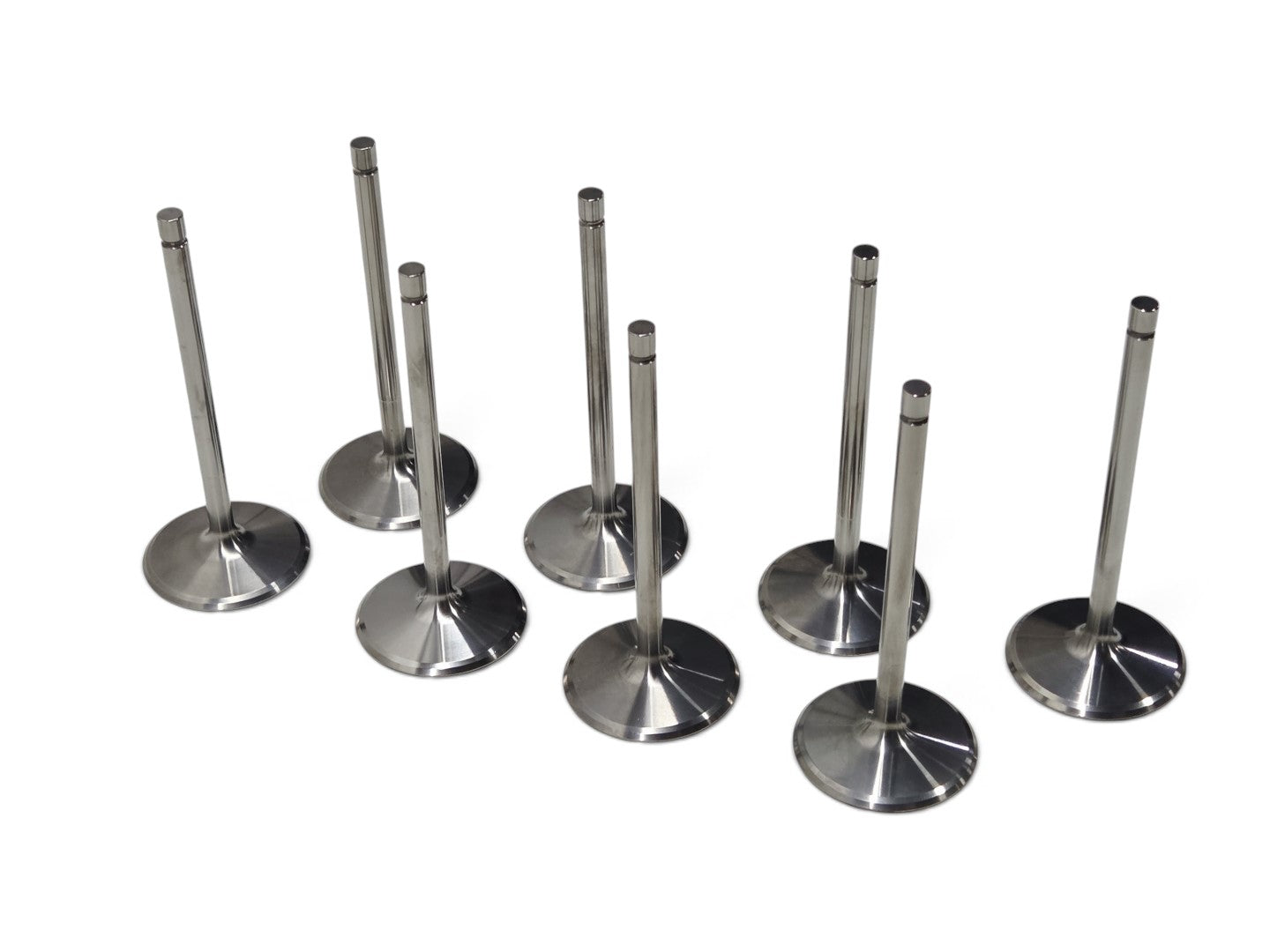 Send it Auto Parts set of 8 OEM GM Gen V LT4 titanium intake valves for Corvette, Camaro, and CTS-V engines.