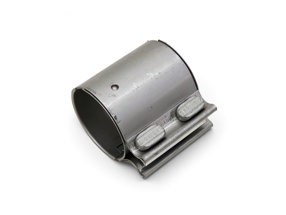 Send it Auto Parts Torca 2.75 inch stainless steel exhaust sleeve coupler clamp for butt joint connections