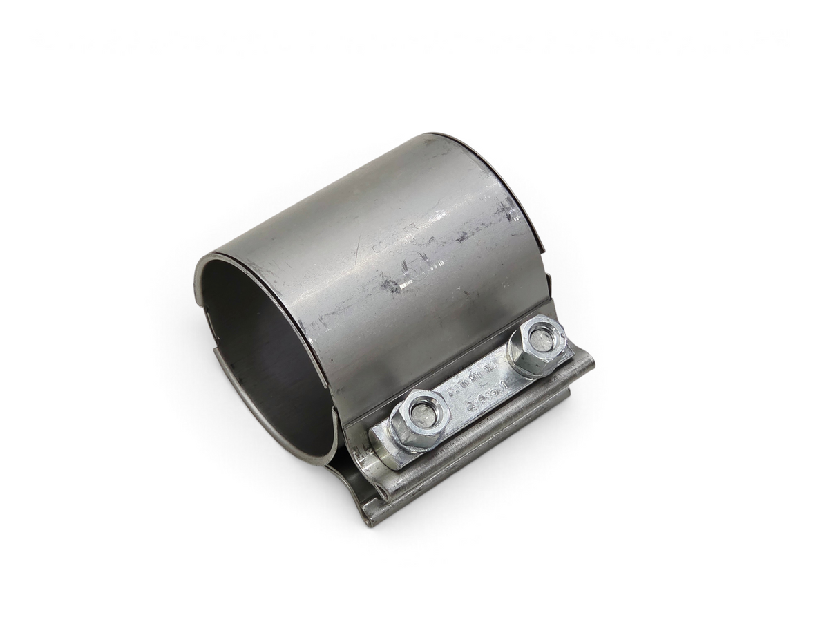 Send it Auto Parts Torca 2.75 inch stainless steel exhaust sleeve coupler clamp with reaction block