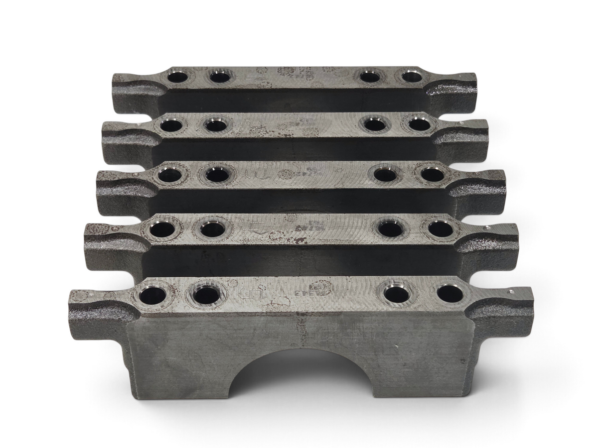 Send it Auto Parts OEM GM 6.2L V8 main bearing crankshaft caps for L86 and LT1 engines, full set of five.