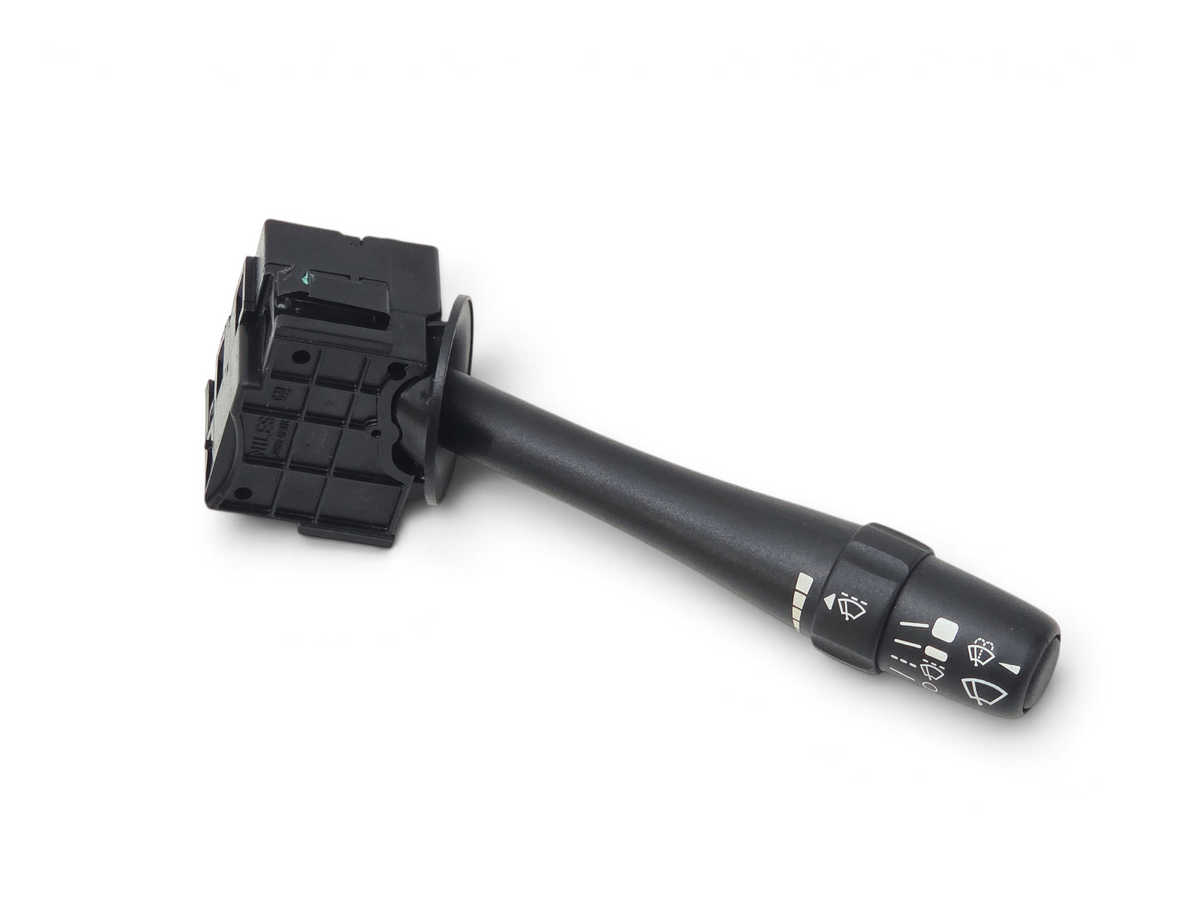 Send it Auto Parts OEM GM wiper washer switch stalk for Corvette C6 and Cadillac XLR, black plastic finish.